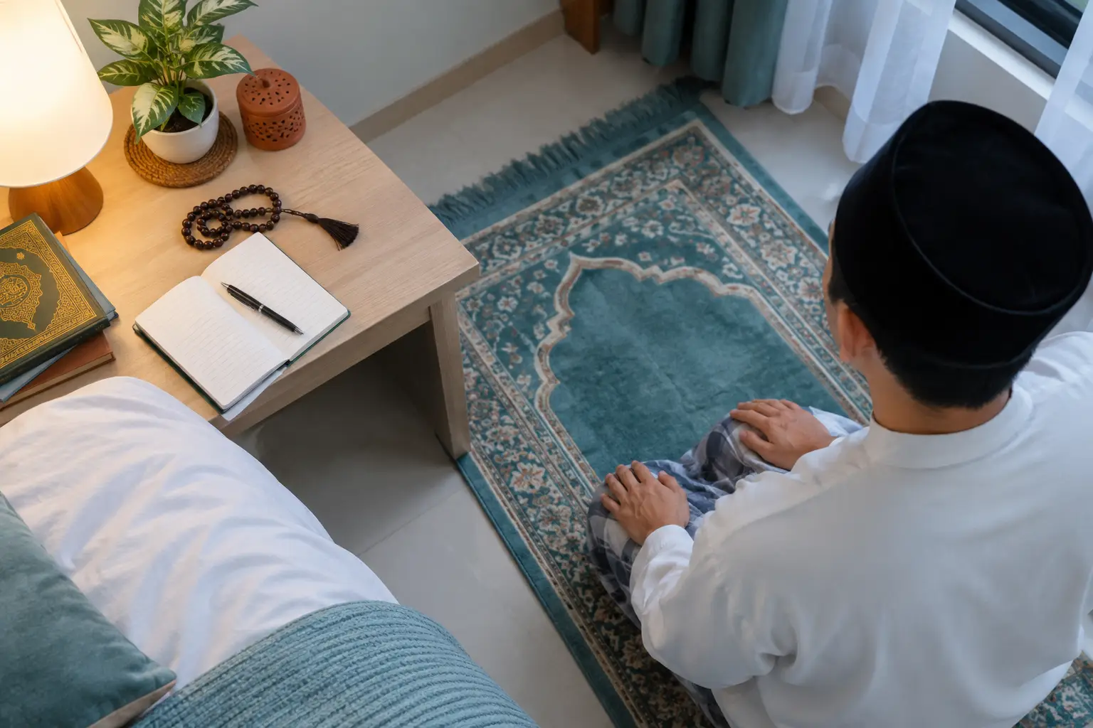 Imej muka hadapan untuk Panduan Solat Tahajud: Doa, Cara, dan Amalan Harian